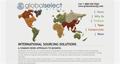 Desktop Screenshot of globalselectfg.com